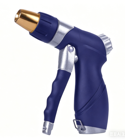 3-way Metal Thumb Control Hose Nozzle - Blue